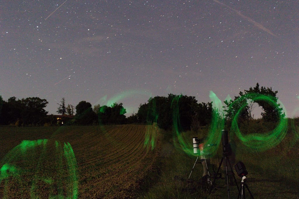 Nous observons depuis Gardouch, dans le Lauragais.