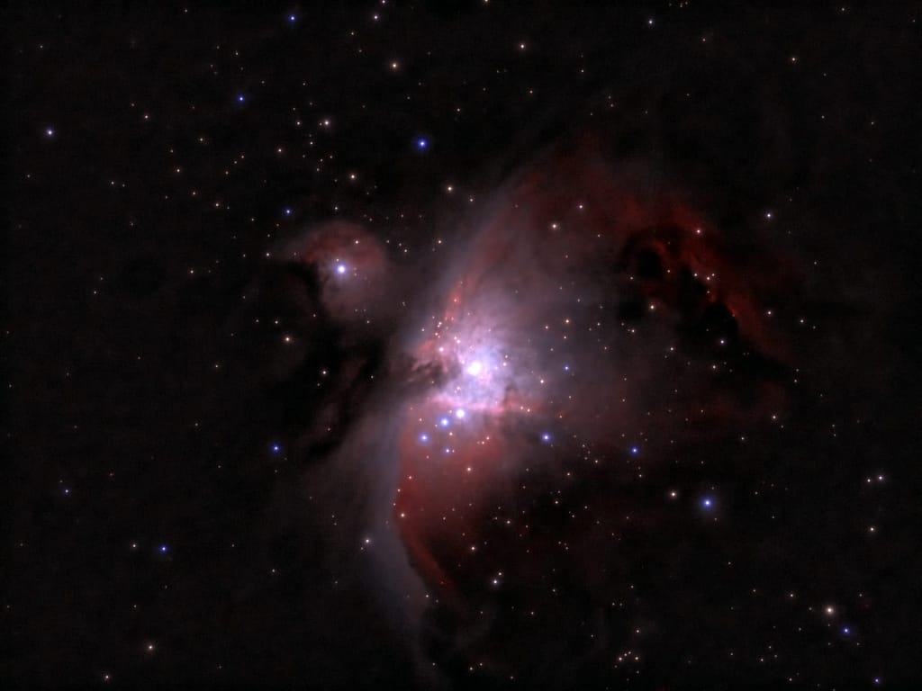 Orion evscope Orion (M42) ressort superbement avec un télescope connecté.