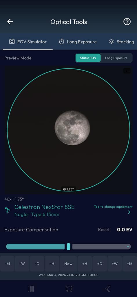 L'appli d'astronomie Mobile Observatory est particulièrement bien pensée.